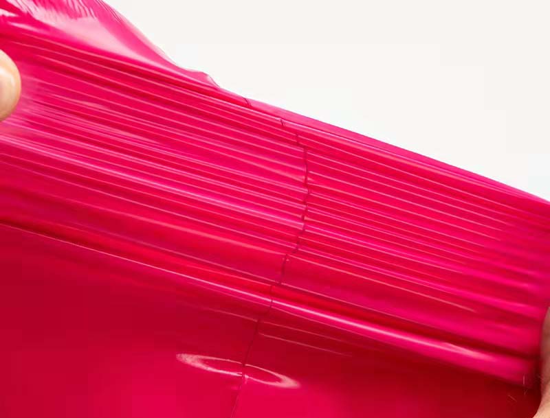 利通玫红色快递袋-05