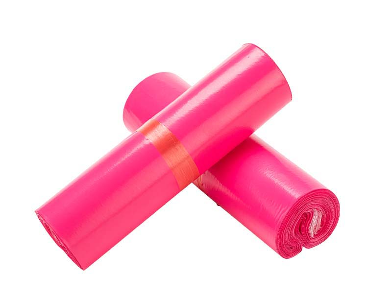 利通玫红色快递袋-02